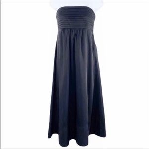 BANANA REPUBLIC silk pleated strapless dress 2